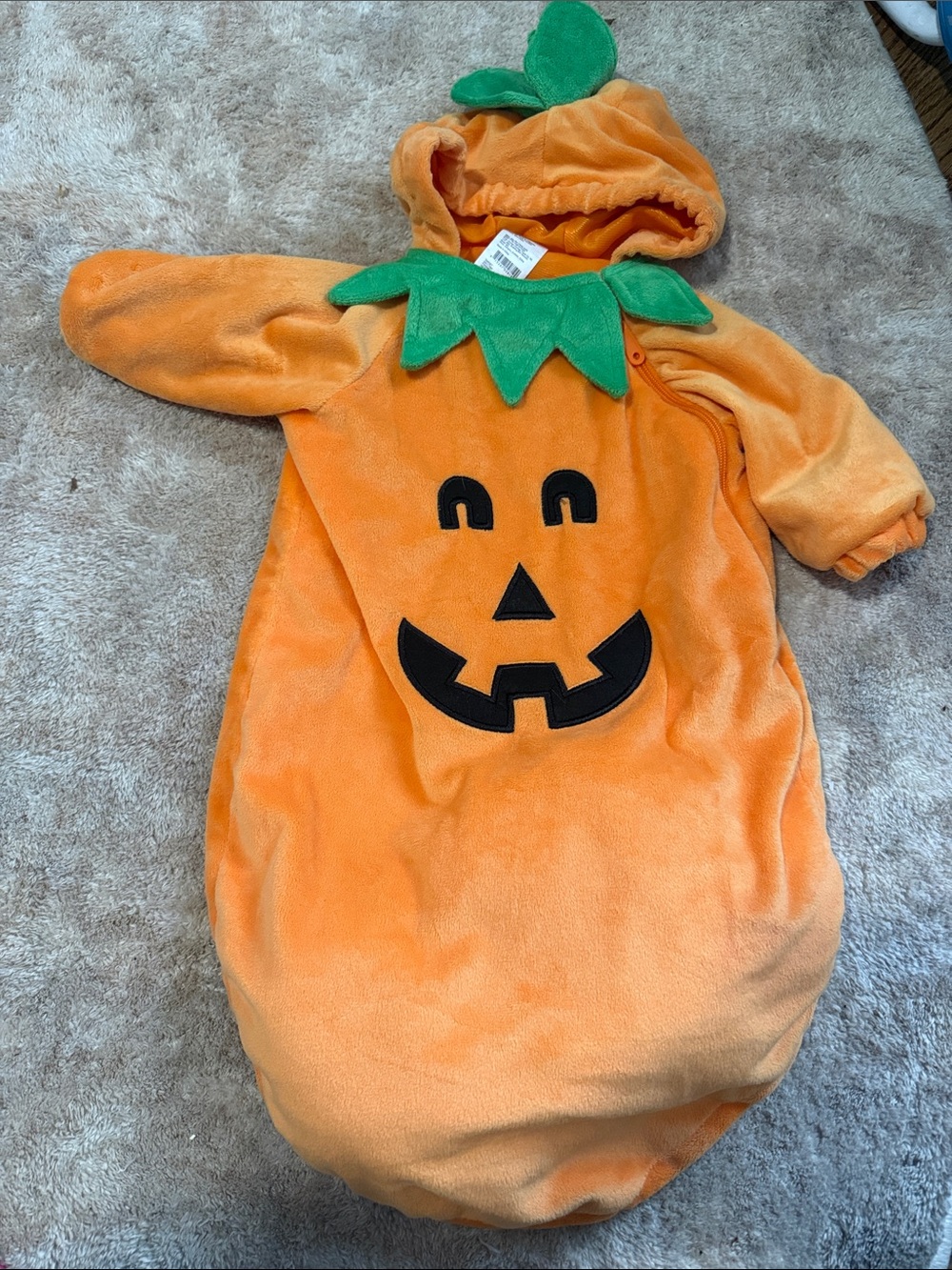 Orange Pumpkin Baby Costume